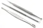 SET OF 3 PROFESSIONAL BLACKHEAD COMEDONE PIMPLE EXTRACTOR ACNE BLEMISH REMOVER