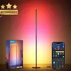 RGBIC Floor Lamp LED Corner Lamp with Alexa 16 Million Colors Music Sync