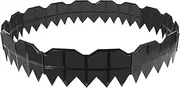 40 Pack Flexible Plastic Lawn Edging, 40.7ft Long Interlocking Garden Border, Outdoor Invisible Garden Fence, Landscape Flower Bed Edging Weatherproof, Easy to Install, for Garden, Terraces and Paths