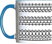 F*ck This Shit Hidden Message Coffee Mug, Funny fu-ck This Shit Coffee Mug, Unique Gift Idea Hidden Message Cup, Modern Coffees Lover Gift for Coworkers & Work Besties Friend (Blue)
