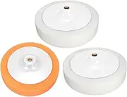 Mellisso 3X 7 Inch 180mm Car Polishing Buffing Mop Pad Soft Sponge with M14 Thread