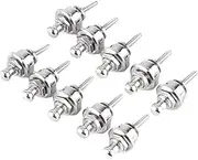 ULDIGI 10pcs Silver Mushrooms Head Guitar Strap Buttons Style Fit for Guitars