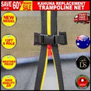 Kahuna 12ft 8 Pole Replacement Trampoline Net Outdoor Kids Trampoline Enclosure