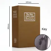 Dictionary Mini Book Safe Security Key Locker Money Hidden Secret Safe Key Safe