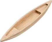 iplusmile Wooden Boat Model Kit Natural Wood Craft for Desktop Model Boat Decor DIY
