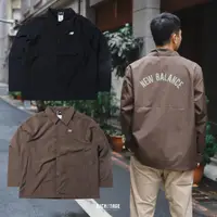 在飛比找蝦皮商城優惠-NEW BALANCE COACHES JACKET 棕色 