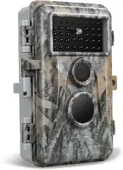 Game & Trail Camera 48MP 1296P Video No Glow Night Vision Motion Activated IP66