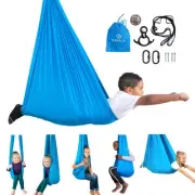 Sensory Swing for Kids & Adults - Holds 300lbs, Indoor Outdoor Sensory Swing ...