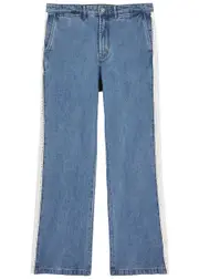 Wales Bonner Eternity Striped Straight-leg Jeans - Light Blue - 30 (W30 / S) 30 (W30 / S)