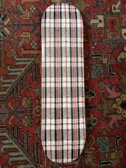 Celine Stop It Right Now Phoebe Philo Skate Deck Plaid Skateboard RARE