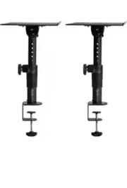 Gator GFWSPKSTMNDSKCMP Clamp-on Studio Monitor Stand Set, Free Shipping