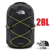 【The North Face】 新款 Jester 抗撕裂多功能減震透氣後背包28L/3VXF-P9B 黑黃 N