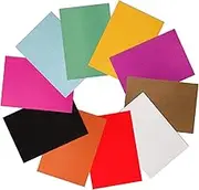 10pcs Glitter Cardstock Paper Handmade Crafts Paper DIY for Wrapping Cards Smooth Texture Multi