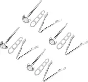 Luxshiny 4 Sets Professional Grade Stainless Steel Kitchen Utensils Pasta Spoon Set Noodles Server Spaghetti Tong Pasta Measurer Tool