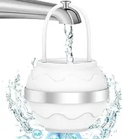 MOTRAIN Bath Ball Filter for Tub, 8 Stages Water Filter for Bathtub Reduces Chlorine & Heavy Metals Improve Water Quality for Softer, Smoother Skin, BPA Free, 2500Gallons of Filtration