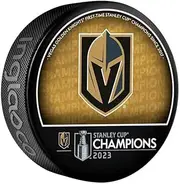 Inglasco Vegas Golden Knights 2023 Stanley Cup Champions Puck