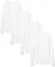 [ANDREW SCOTT] Women's Base Layer Thermal Crew Neck Top | Long Sleeve 100% Cotton Long Sleeve Shirt