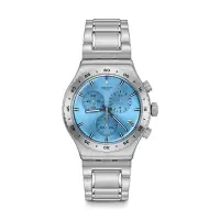 在飛比找Yahoo奇摩購物中心優惠-Swatch Irony 金屬Chrono系列手錶 THAT