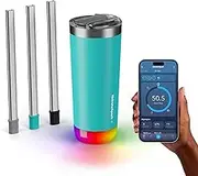 Hidrate Spark Sea Glass Tumbler Pro 20 oz + 3 Free Drinking Straws
