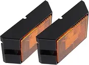 CHICAMPERA 12v Led Side Marker Light for Trucks and Trailers Side Lamp Shockproof Trailer Indicator Lights Easy Install Performance