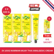 3 x 100 g Namman Muay Thai boxing Analgesic Cream Muscle Relief Sport Massage