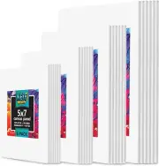 Canvas Boards for Painting, 24 Multipack Blank Canvases for Painting, Painting