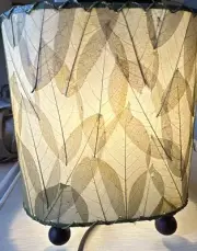 Botanical Leaf Lamp, Bedside Lamp, Accent Lamp! Mood Lighting! Bodhi Leaves