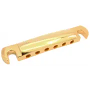 Tailpiece, Stop Bar, Vintage Spec, Zinc, USA, Color: Gold