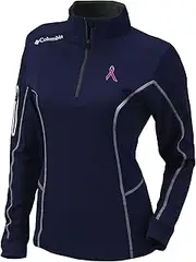 [Columbia] Golf Women's Breast Cancer Awareness Ribbon Shotgun Pullover