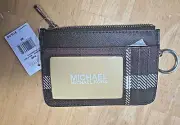 Michael Kors small credit card wallet leather