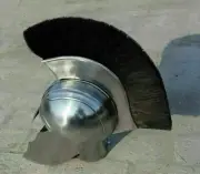 Troy Armor Helmet Medieval Knight Crusader Greek Spartan Helmet