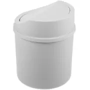 Small Trash Can with Lid Plastic Mini Wastebasket Car Table