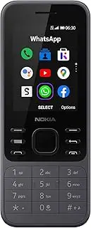 [Nokia] 6300 Single-SIM 4GB ROM + 512MB RAM (GSM Only | No CDMA) Factory Unlocked Android 4G/LTE Cellphone (Charcoal) - International Version