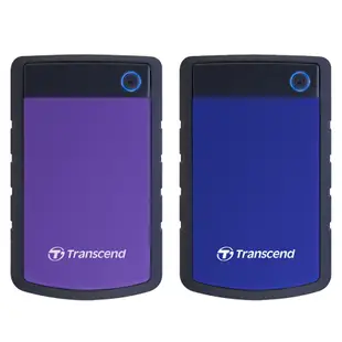 Transcend創見 25H3 1TB 2TB 4TB 2.5吋外接硬碟 黑/USB3.1/三年保/原價屋