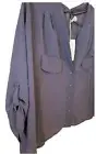 NWT THML Chiffon Blouse, Mauve, Large