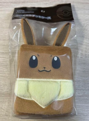 Pokemon Card Game Eevee Plush Card Deck Case Pokemon Center NEW JAPAN