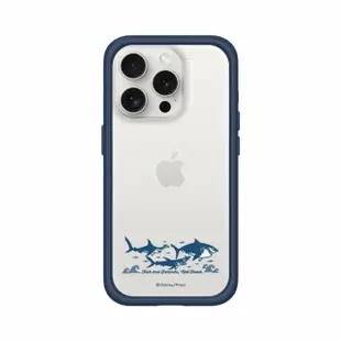 【RHINOSHIELD 犀牛盾】iPhone 15/Plus/15 Pro/Max Mod NX邊框背蓋手機殼/海底總動員-吃素的鯊魚(迪士尼)