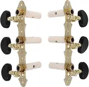 Parliky Guitar Replacement Tuning Pegs Fit for Folk Electric Bass Acoustic Classical Guitars Accurate Tuning Elegant Design