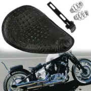 Motorbike Solo Seat Motorcycle 3'' Spring Bracket For Honda Chopper Bobber Black