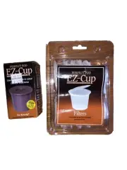Perfect Pod EZ-Cup 1.0 Reusable K-Cup filter & 50 ct Filters NEW Self Tamping