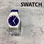 SWATCH 手錶 BLUE BOAT WHITE 石英 日本直送 二手