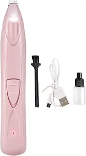 Weqizuerqi Dog Face Trimmer,Electric Lighting Function Cat Clippers Grooming Kit | LED Lamp Rechargeable Low Noise Face Ears Hair Grooming Trimmer