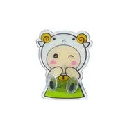 Wall Hangers Animal Pattern PET ABS Material Stable Load Bearing Self Adhesive Hooks for Office for Power CordLamb