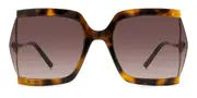 Carolina Herrera HER 0216/G/S Asian Fit LVL/HA Women’s Sunglasses Tortoiseshell Size 61