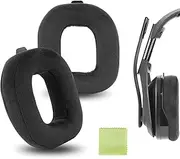 Geekria Comfort Velour Replacement Ear Pads for Astro A50 Gen 4 Headphones Ear Cushions, Repair Parts (Black)