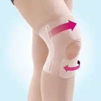 在飛比找松果購物優惠-【日本Alphax】日本製 醫護超彈性護膝固定帶(蝶型)-期