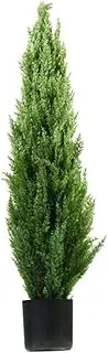 Artificial Tree Artificial Plants Artificial Pine Cypress Potted Indoor Outdoor Pine Tree Artificial Green Plant Bonsai Artificial Tree Desktop Bonsai Christmas Decoration Artificial Tree (Size : 15