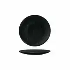 48x Coupe Plate 180mm Black Matte Luzerne Linen Commercial Cafe Dining Crockery