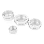 5pcs Portable Cream Lip Balm Bottle Container Case Cosmetic Empty Jar Pot 4 Size