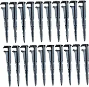 Leefasy 20Pcs Irrigation Drip Support Stake Drip Hose Stake for Lawn Outdoor Plant